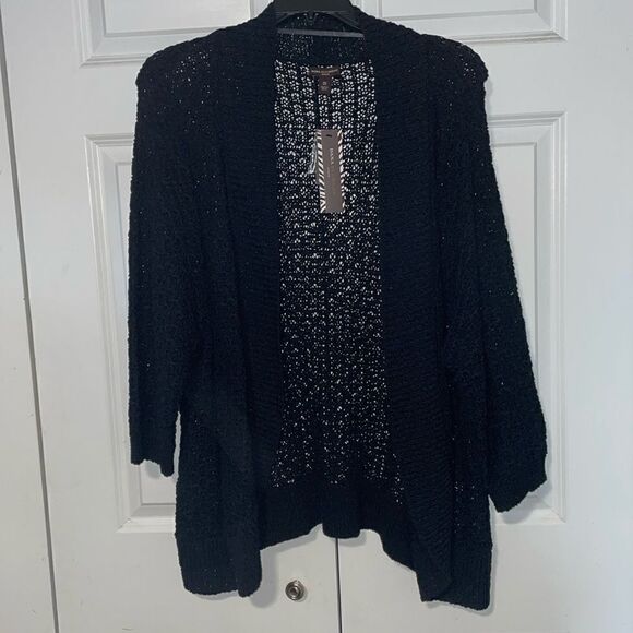 Dana Buchman long black cardigan size 2X - Picture 1 of 8